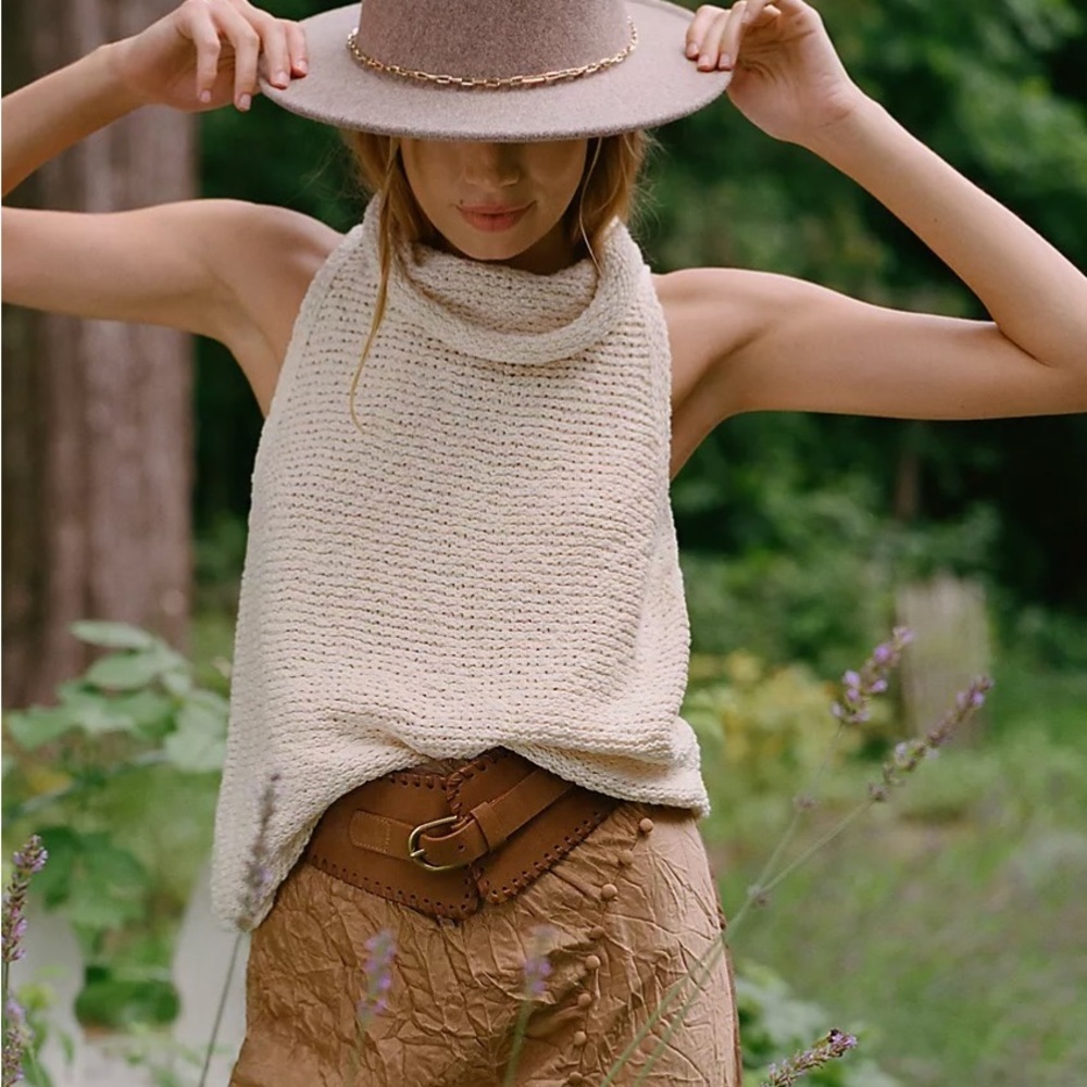 Pilcro Turtleneck Sweater Tank